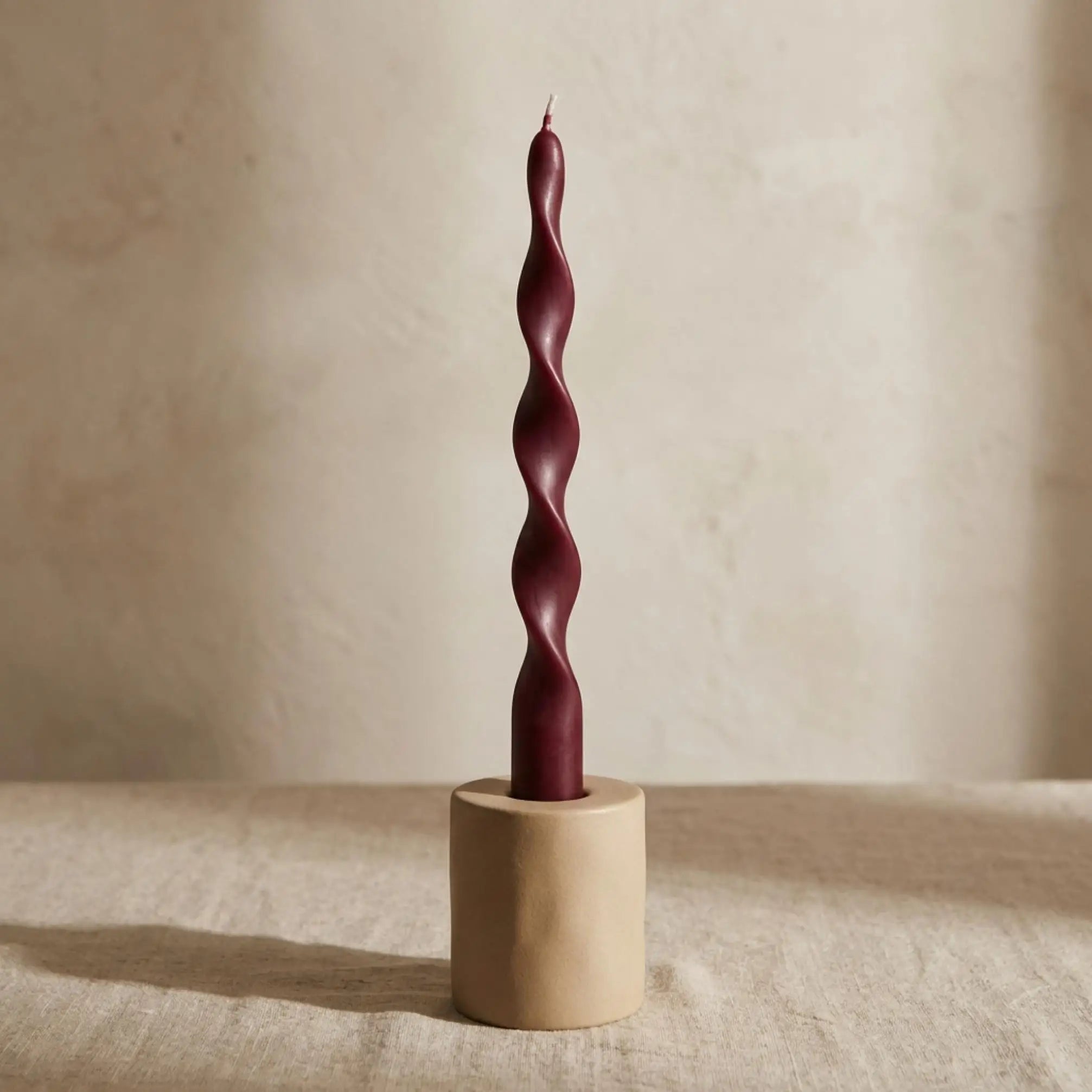 Spiral Twisted Taper Candles, Set of 2