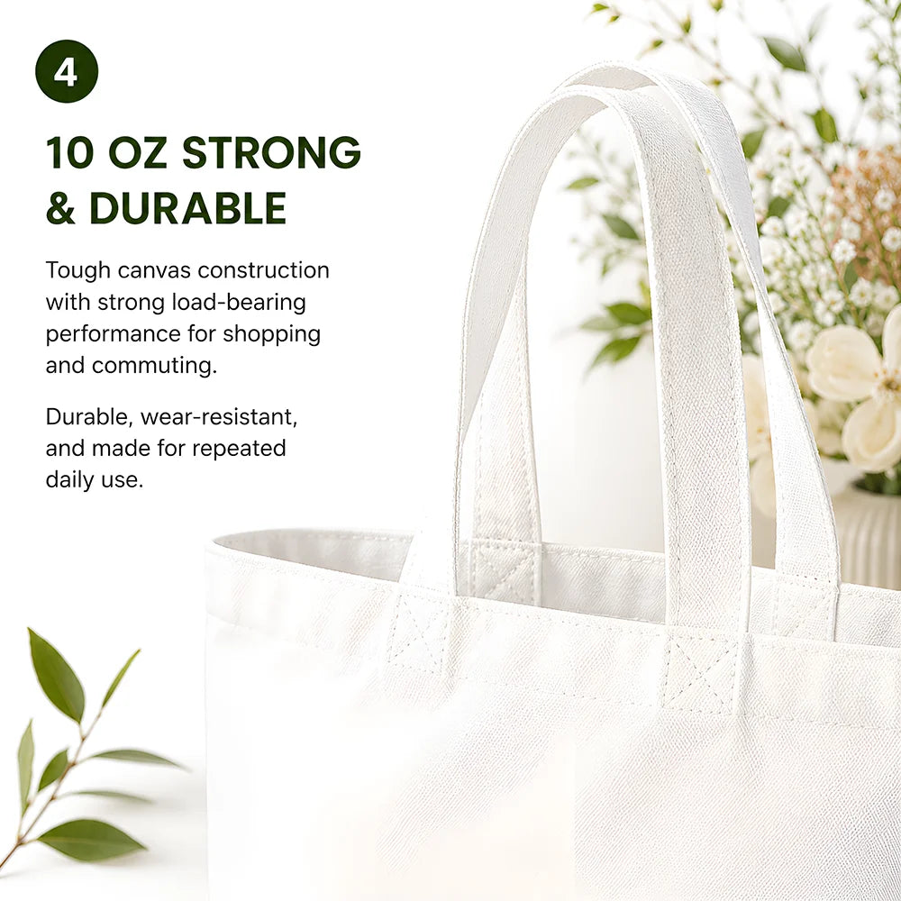 Amber Geo Canvas Shoulder Tote Bag