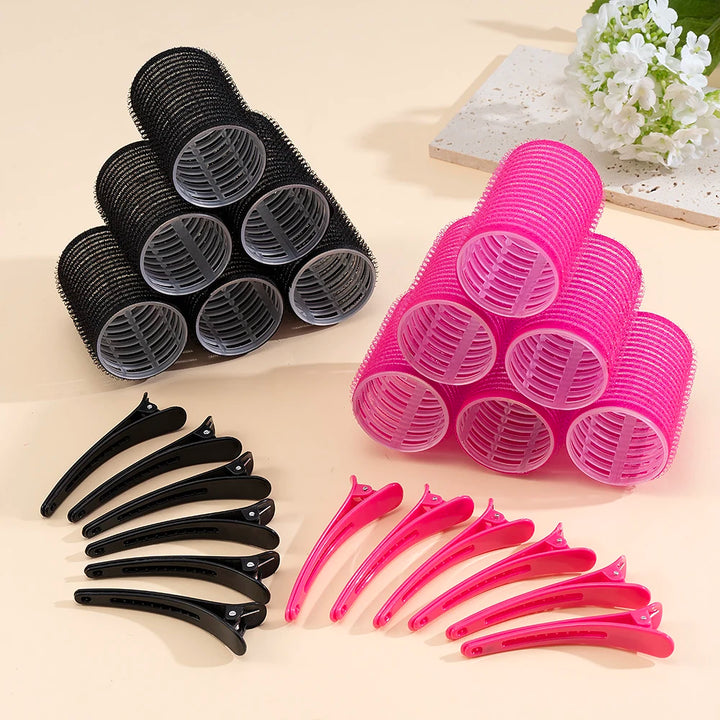 Self Grip Heatless Hair Rollers, 24 Piece Set