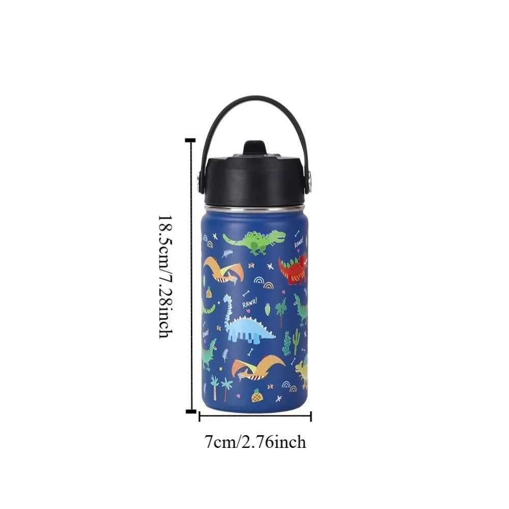 Cartoon Handheld Insulated Water Bottle