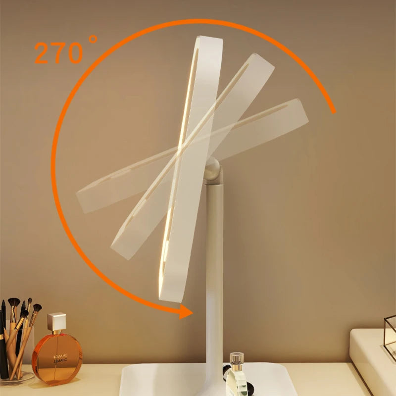 LED Desktop Vanity Makeup Mirror