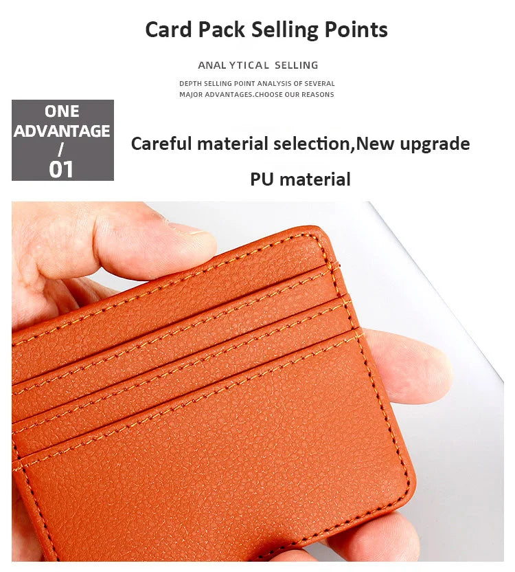 Slim Minimalist Card Holder Wallet