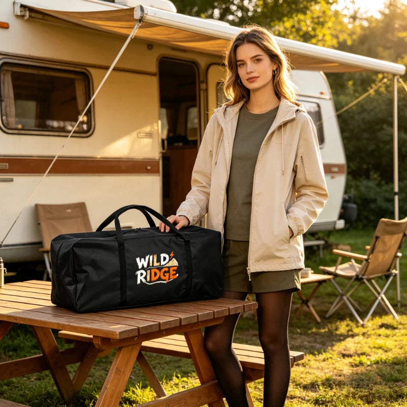Heavy Duty Foldable Oxford Travel Bag