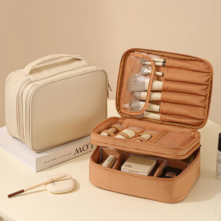 Double Layer Travel Cosmetic Organiser Bag