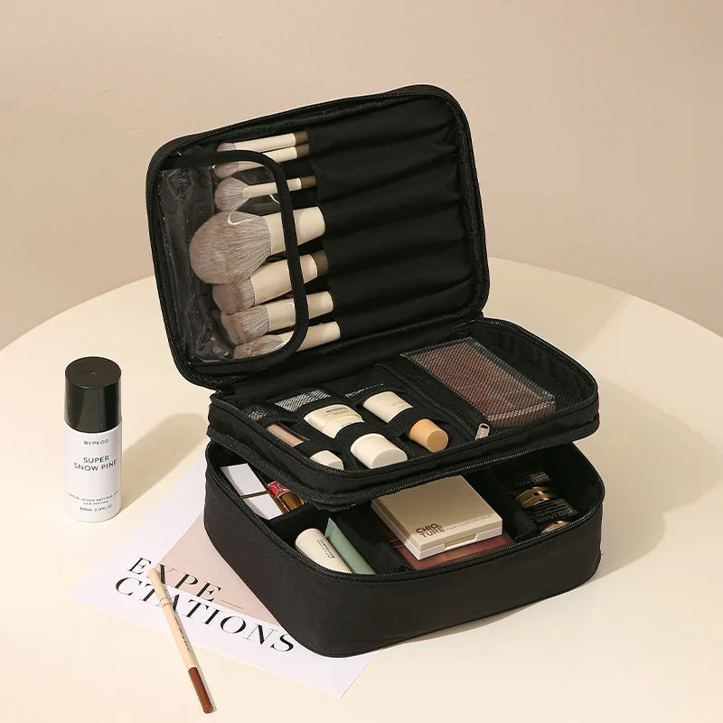 Double Layer Travel Cosmetic Organiser Bag