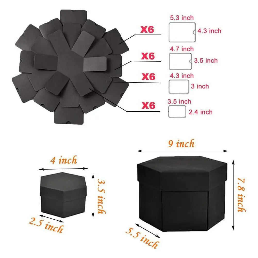 DIY Explosion Photo Album Gift Box