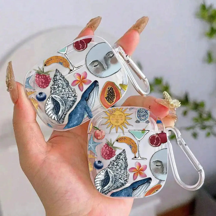 Conch Shell AirPods Case with Hook