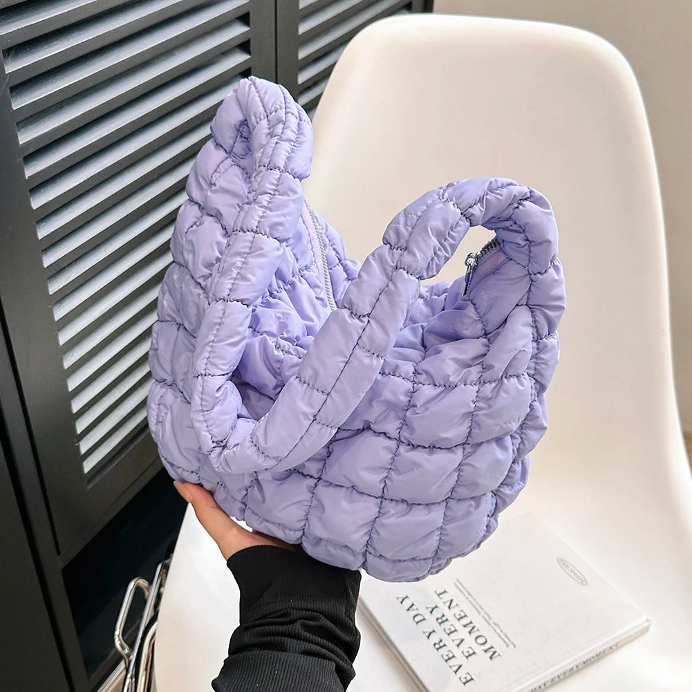 Quilted Padded Cloud Crossbody Bag