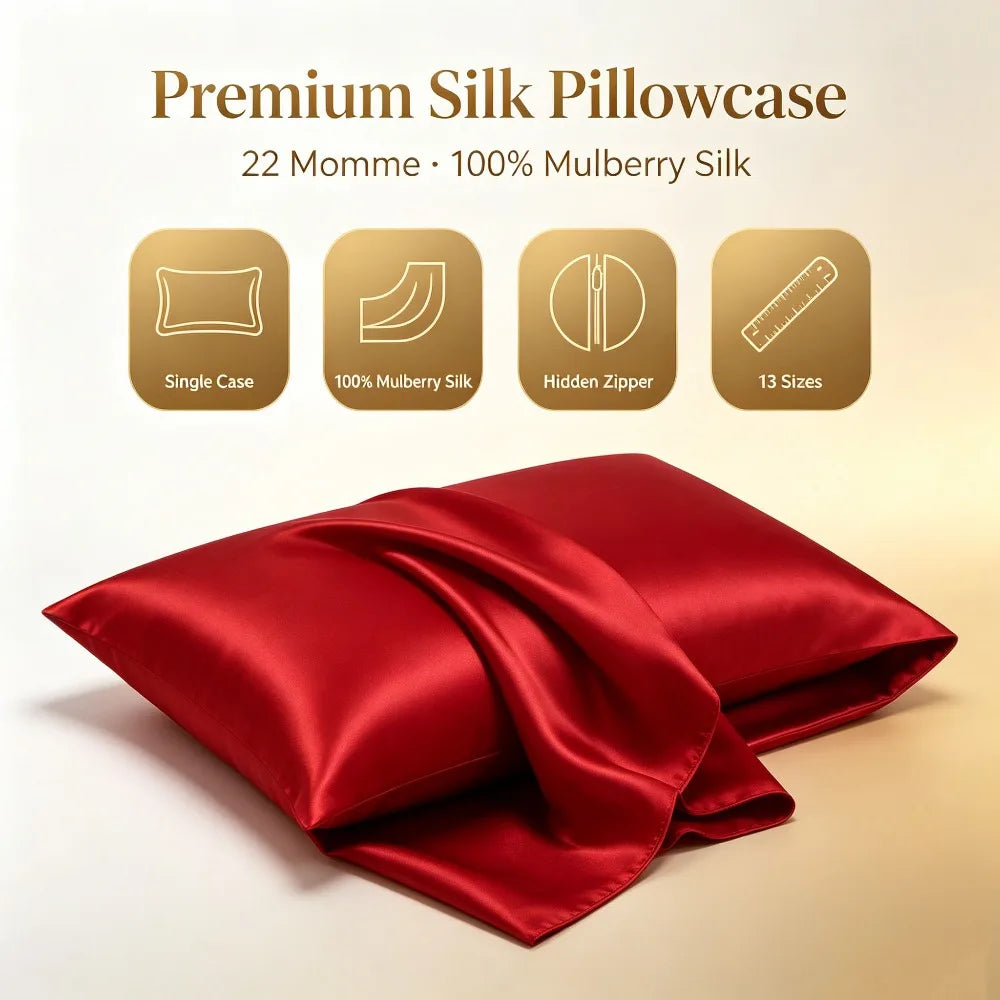 22 Momme Mulberry Silk Pillowcase
