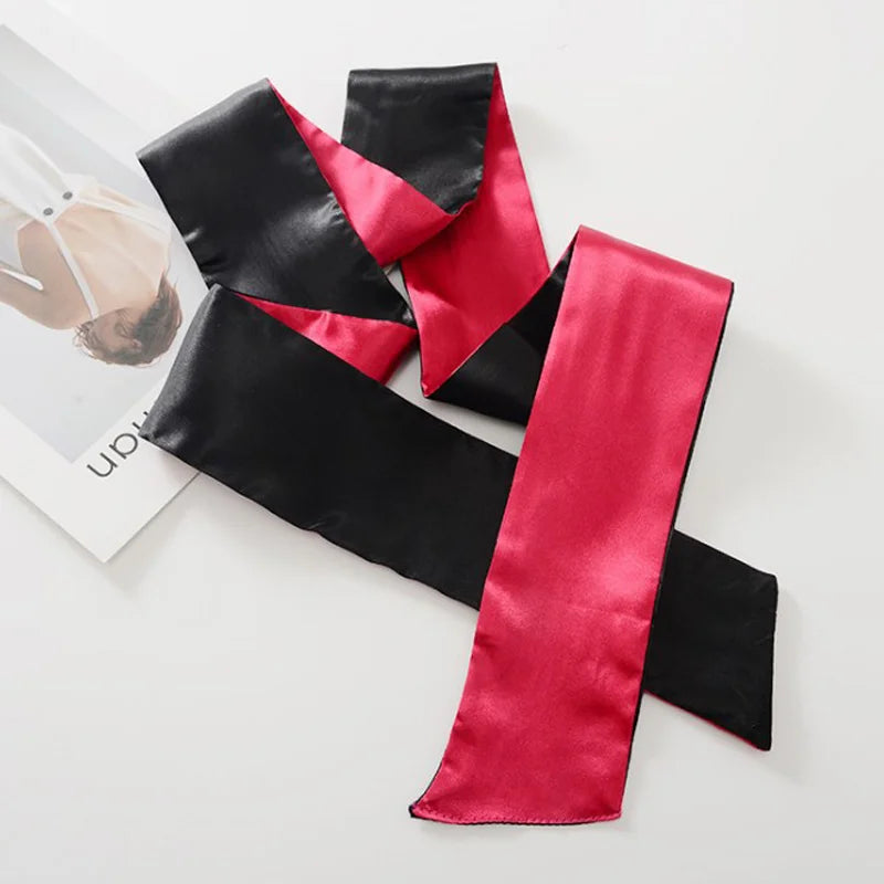 Satin Ribbon Tie Sleep Mask