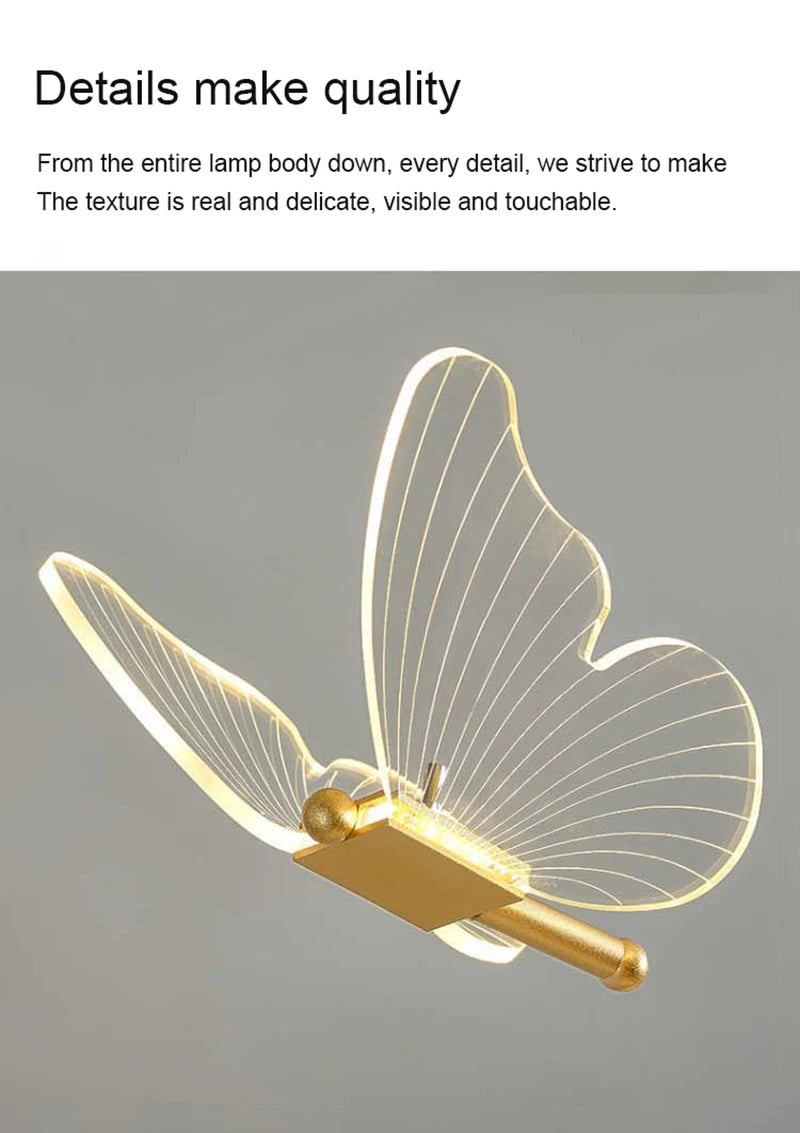Nordic Butterfly LED Table Lamp