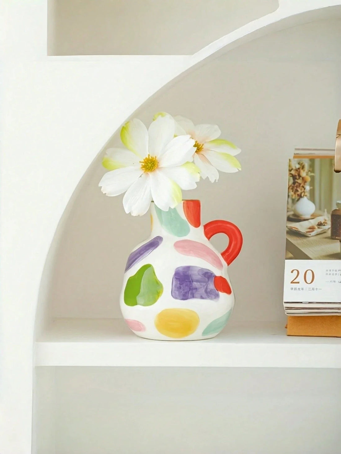 Modern Geometric Ceramic Vase
