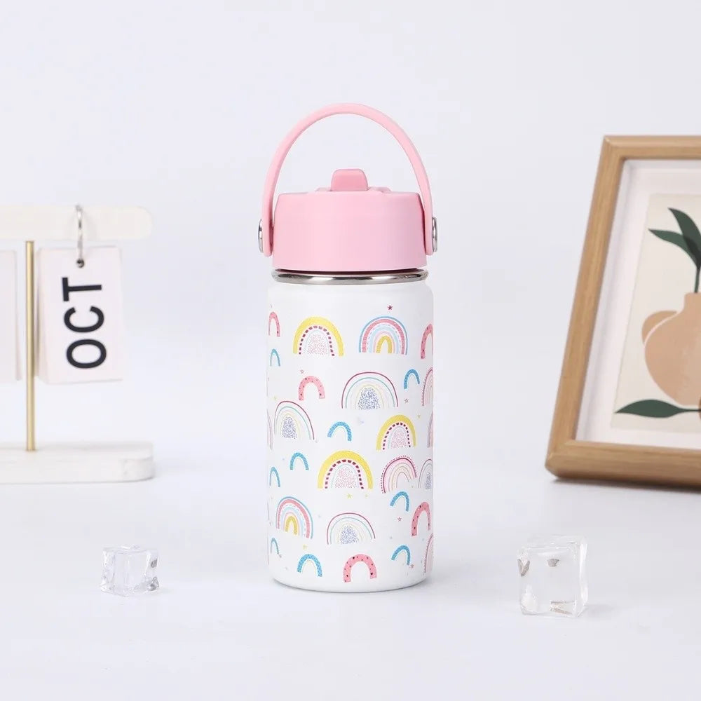 Cartoon Handheld Insulated Water Bottle