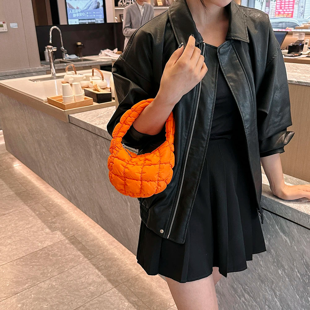 Quilted Padded Cloud Crossbody Bag