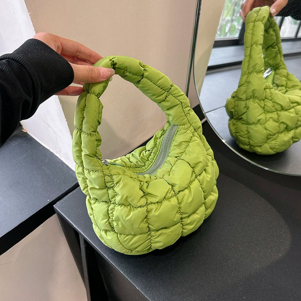 Quilted Padded Cloud Crossbody Bag