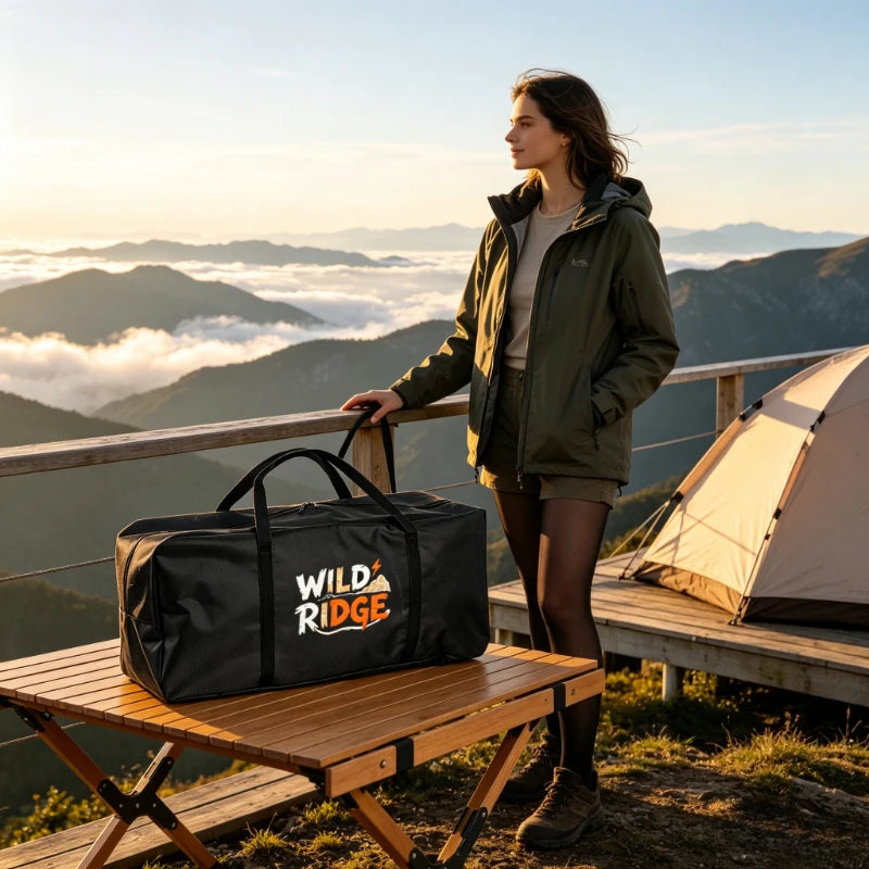 Heavy Duty Foldable Oxford Travel Bag