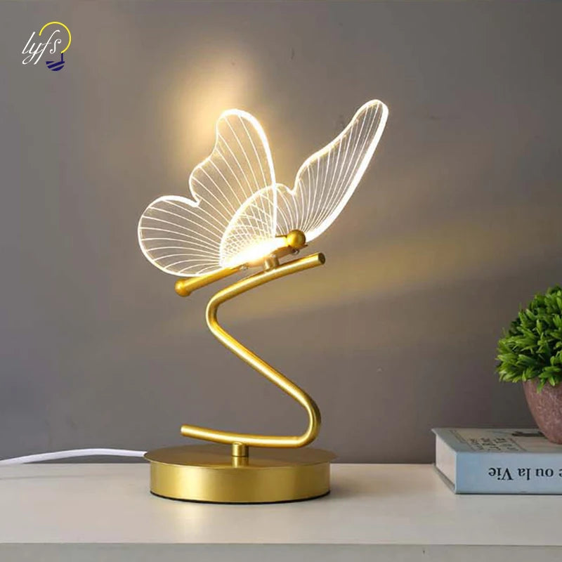 Nordic Butterfly LED Table Lamp