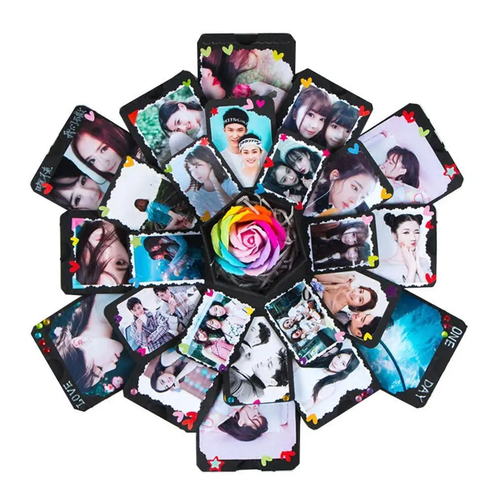 DIY Explosion Photo Album Gift Box