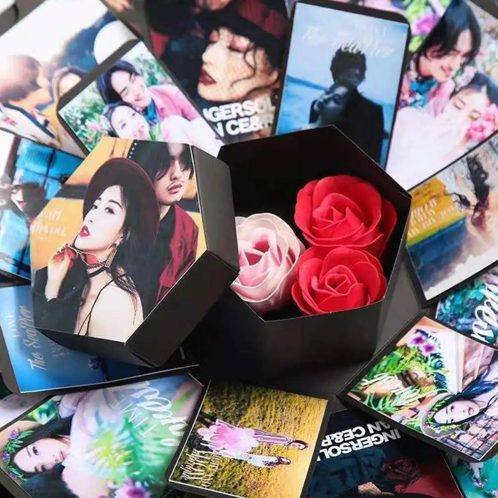 DIY Explosion Photo Album Gift Box