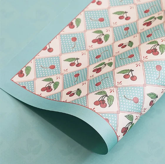 Spring Floral Bouquet Wrapping Paper, 10 Sheets