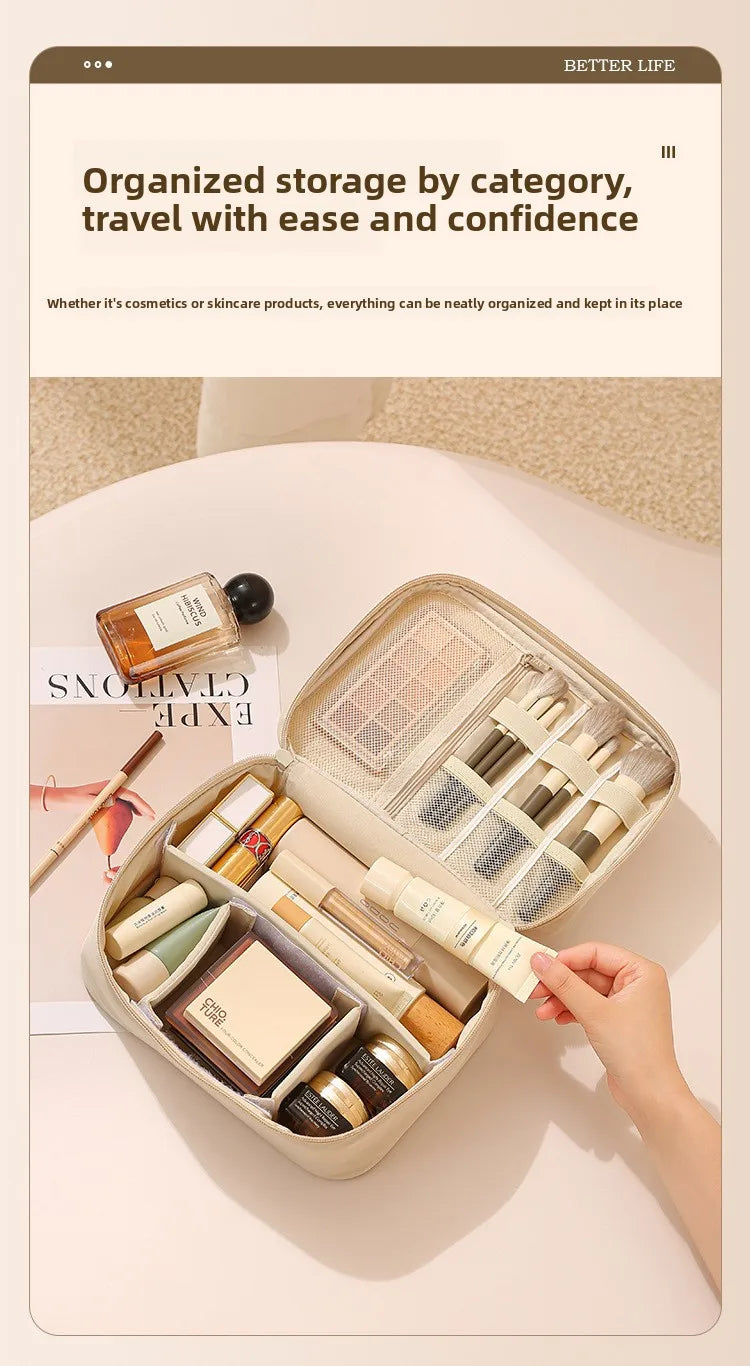 Double Layer Travel Cosmetic Organiser Bag