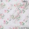 Hand-Kneaded Tissue Bouquet Wrapping Paper, 10 Sheets