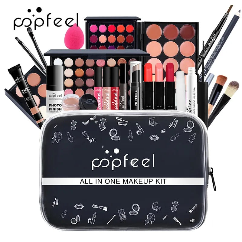 All In One Makeup Kit with Cosmetic Bag