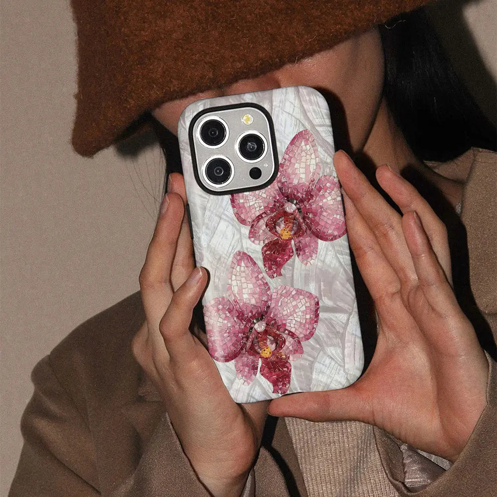 Double Layer Floral iPhone Case