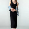 Ribbed Knit Cami Midi Dress