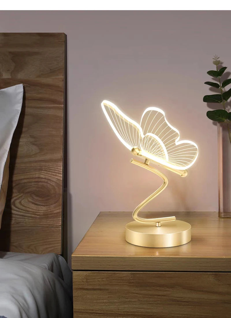 Nordic Butterfly LED Table Lamp