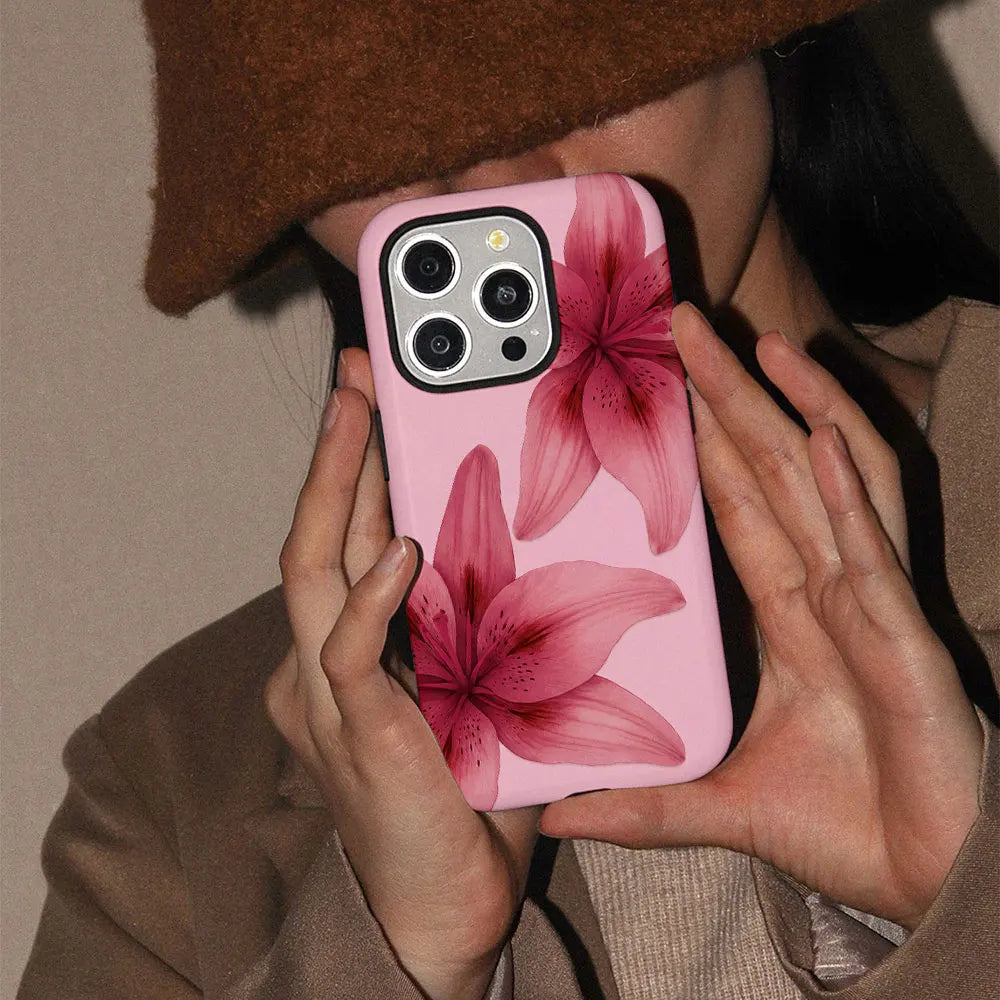 Double Layer Floral iPhone Case
