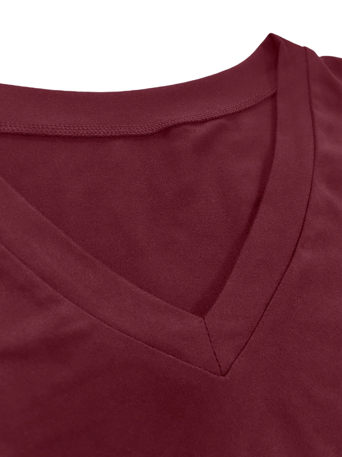 Soft Stretch V Neck Short Sleeve Tee
