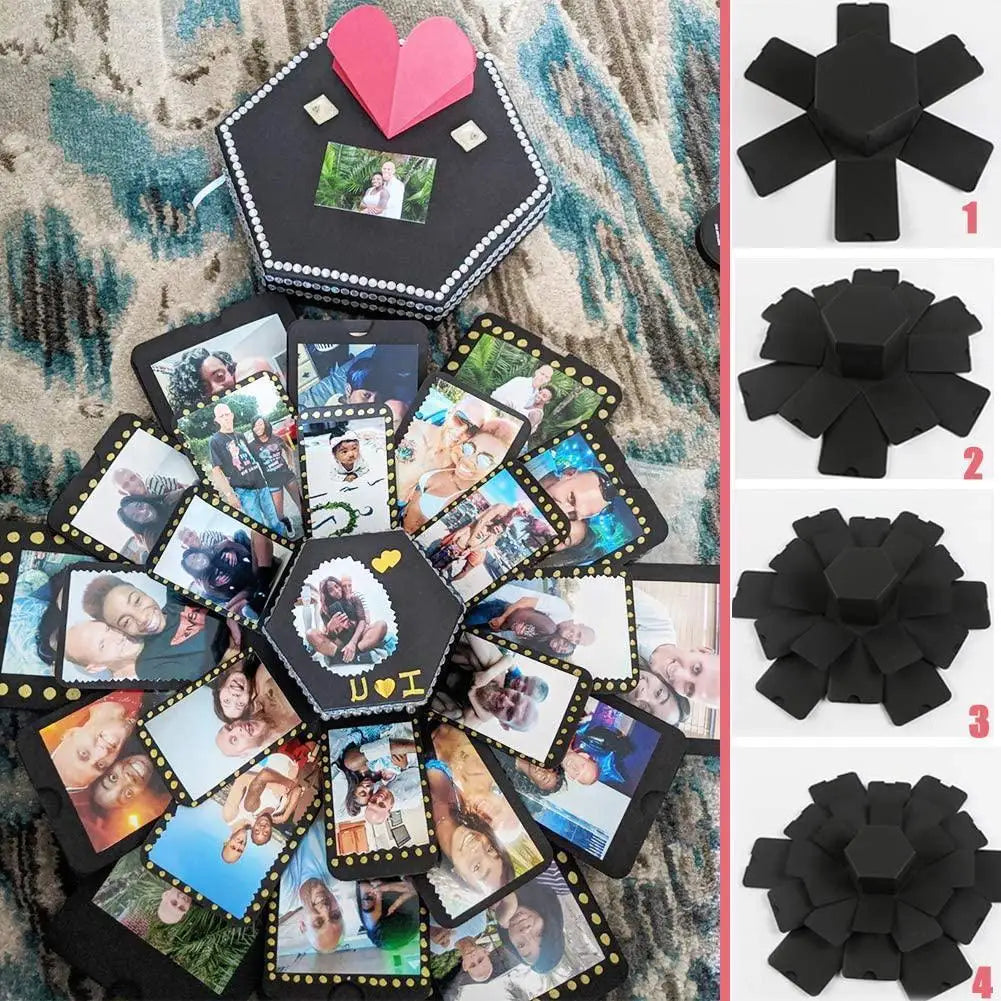 DIY Explosion Photo Album Gift Box