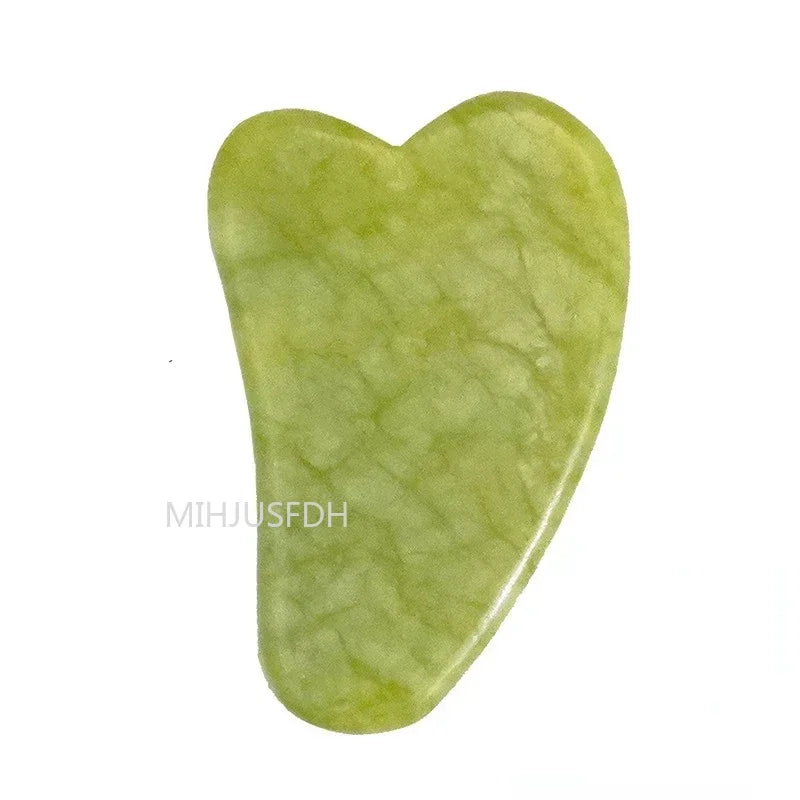Natural Jade Facial Roller and Gua Sha Set