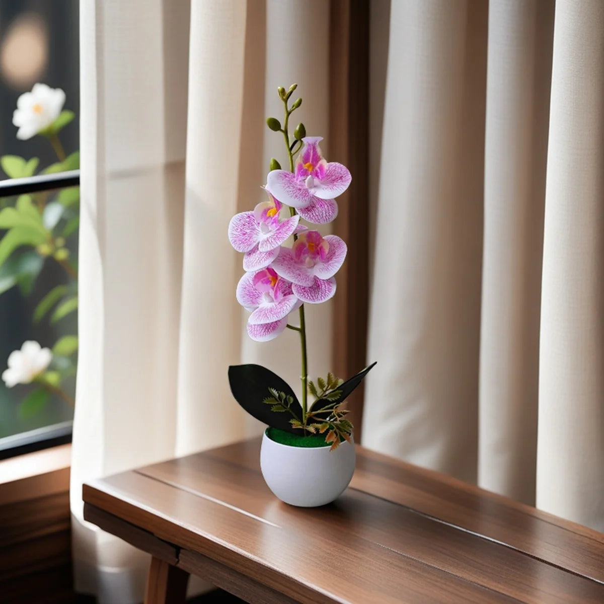 Artificial Orchid in Pot