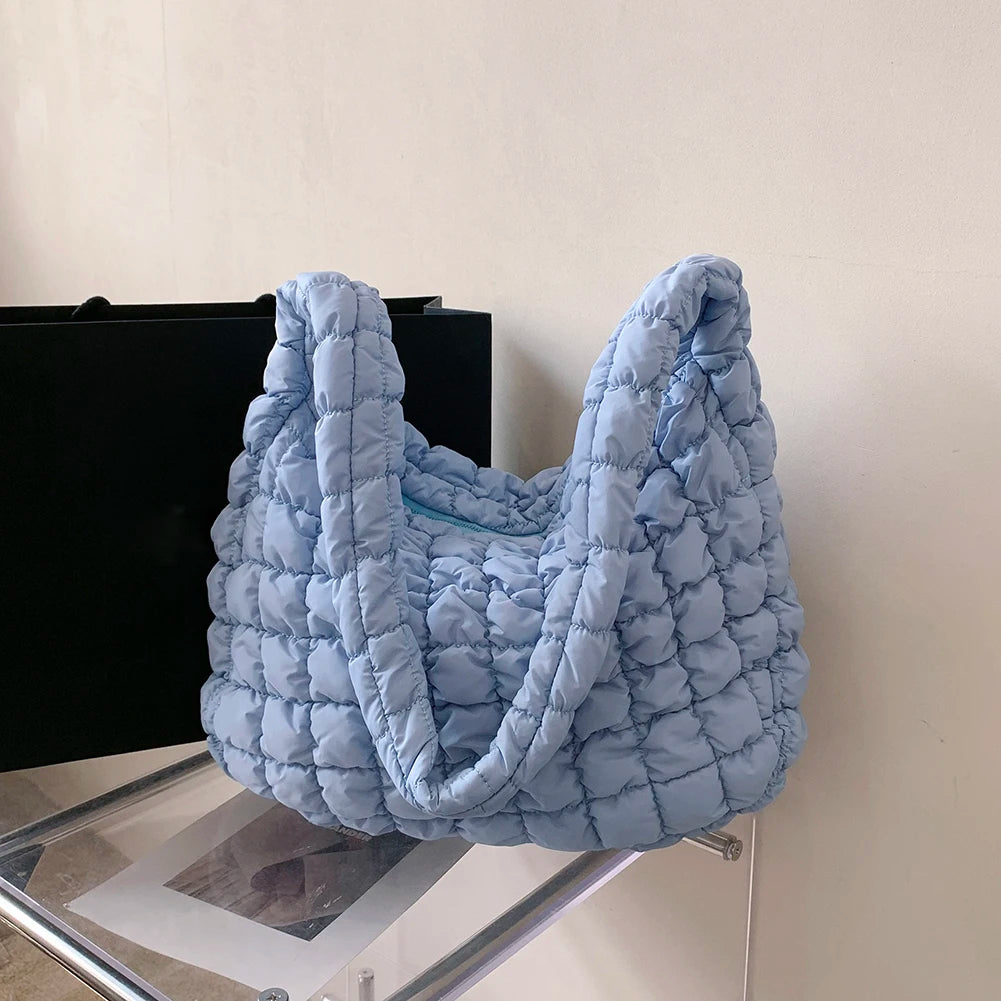 Quilted Padded Cloud Crossbody Bag
