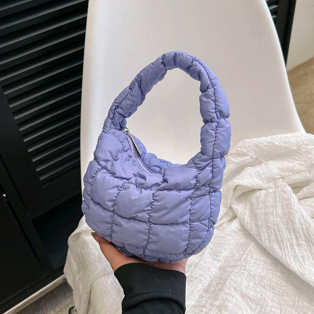 Quilted Padded Cloud Crossbody Bag