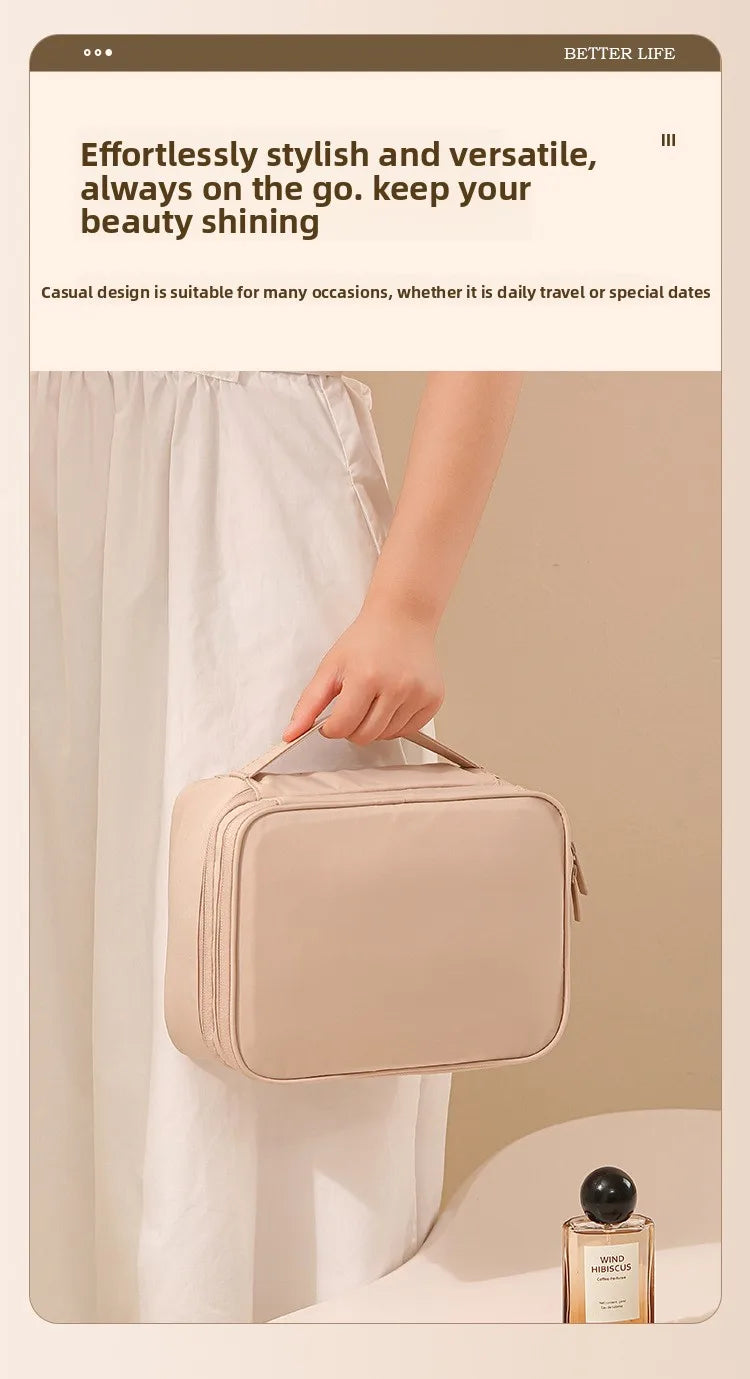 Double Layer Travel Cosmetic Organiser Bag