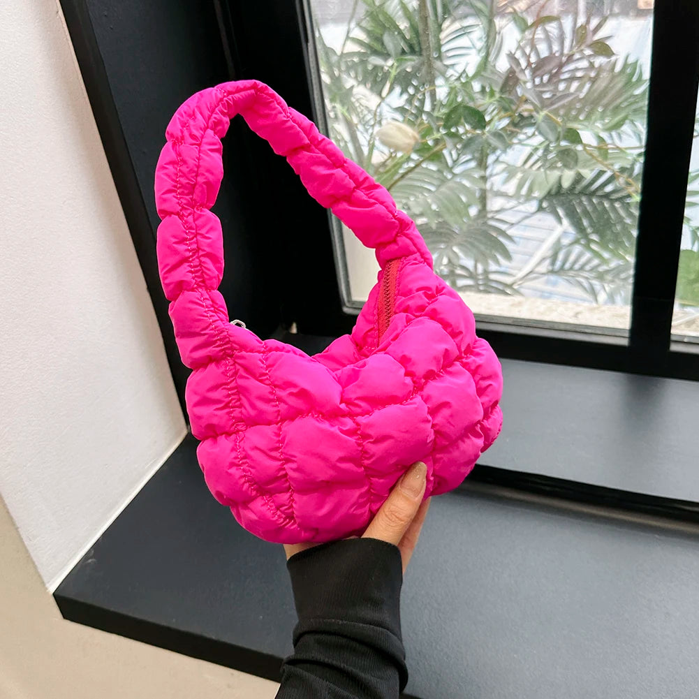 Quilted Padded Cloud Crossbody Bag
