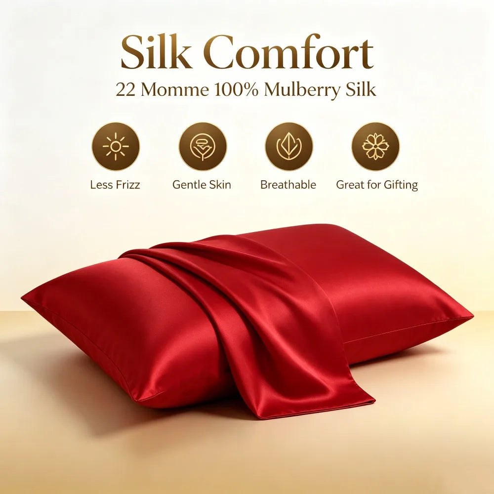 22 Momme Mulberry Silk Pillowcase