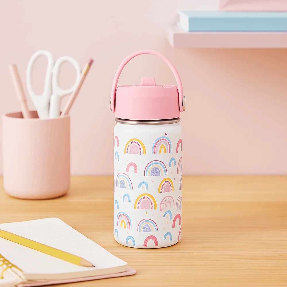 Cartoon Handheld Insulated Water Bottle