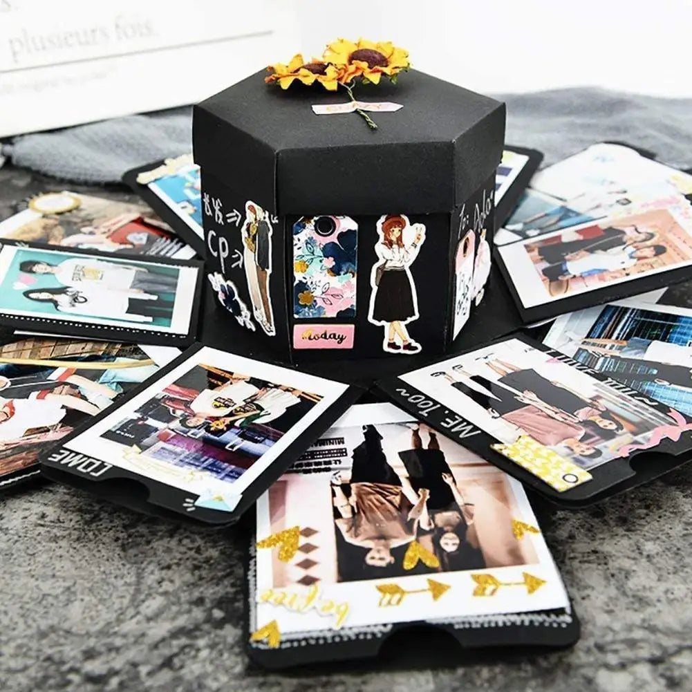 DIY Explosion Photo Album Gift Box