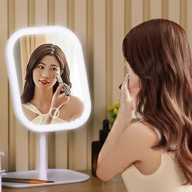 LED Desktop Vanity Makeup Mirror