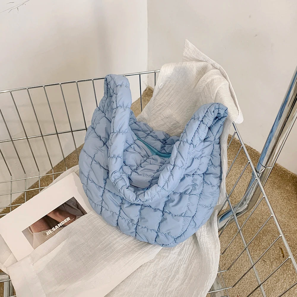 Quilted Padded Cloud Crossbody Bag