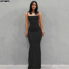 Satin Slip Backless Maxi Dress
