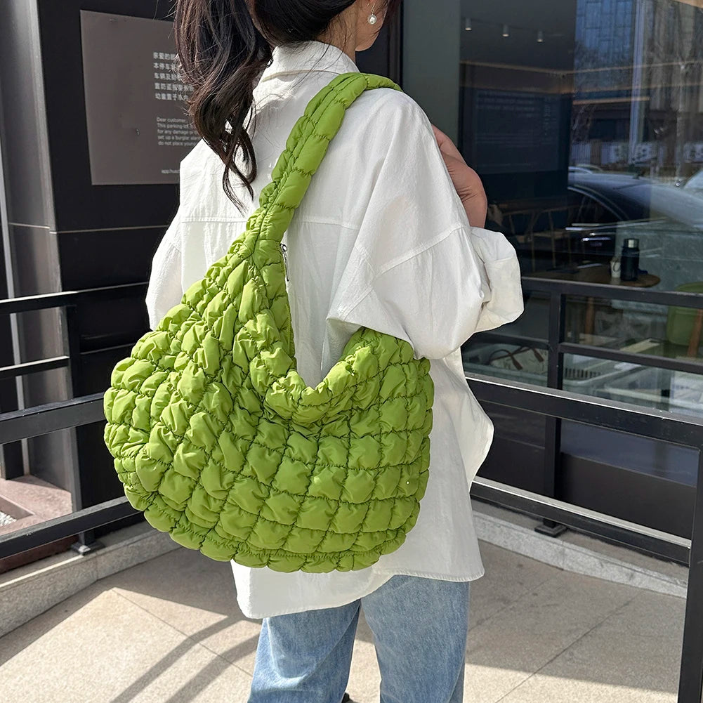 Quilted Padded Cloud Crossbody Bag