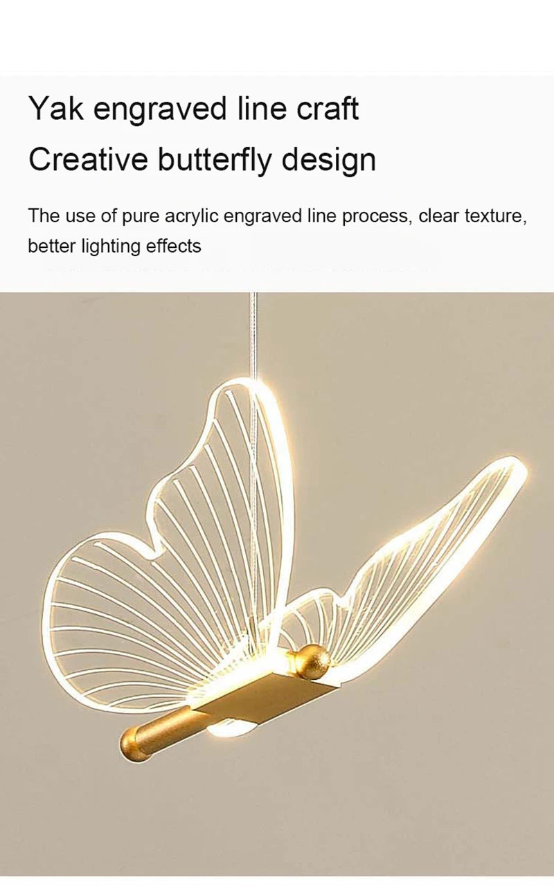 Nordic Butterfly LED Table Lamp