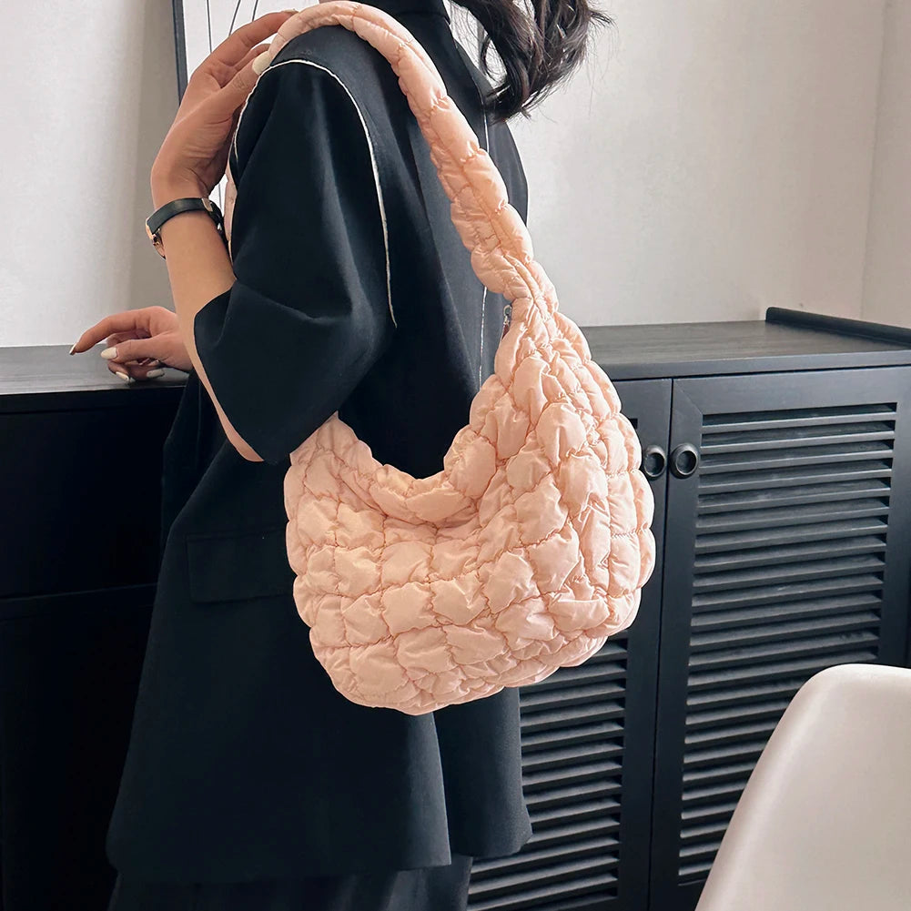 Quilted Padded Cloud Crossbody Bag