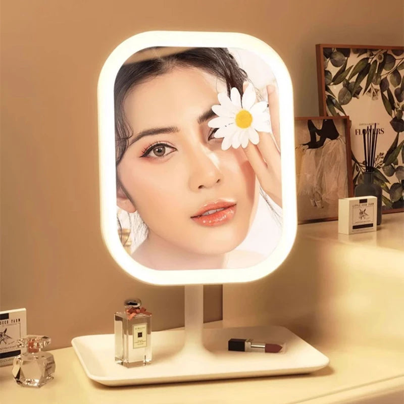 LED Desktop Vanity Makeup Mirror