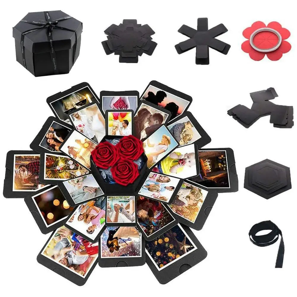 DIY Explosion Photo Album Gift Box